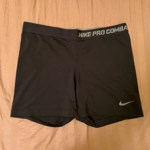 nike pro combat spandex shorts